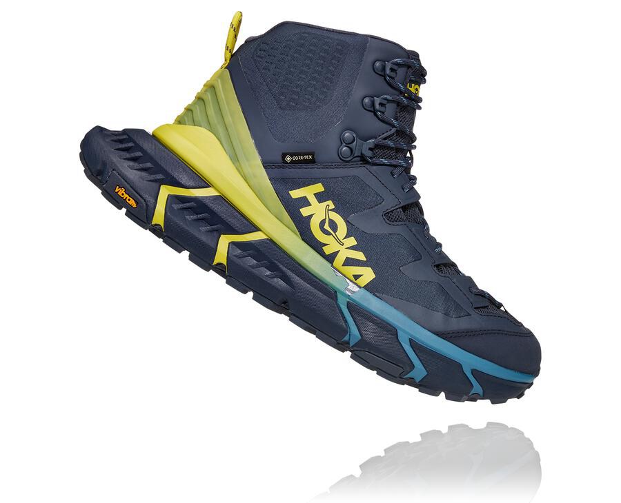 Hoka One One スニーカー メンズ 青 - Tennine ゴアテックスをハイキング - ZI5127394